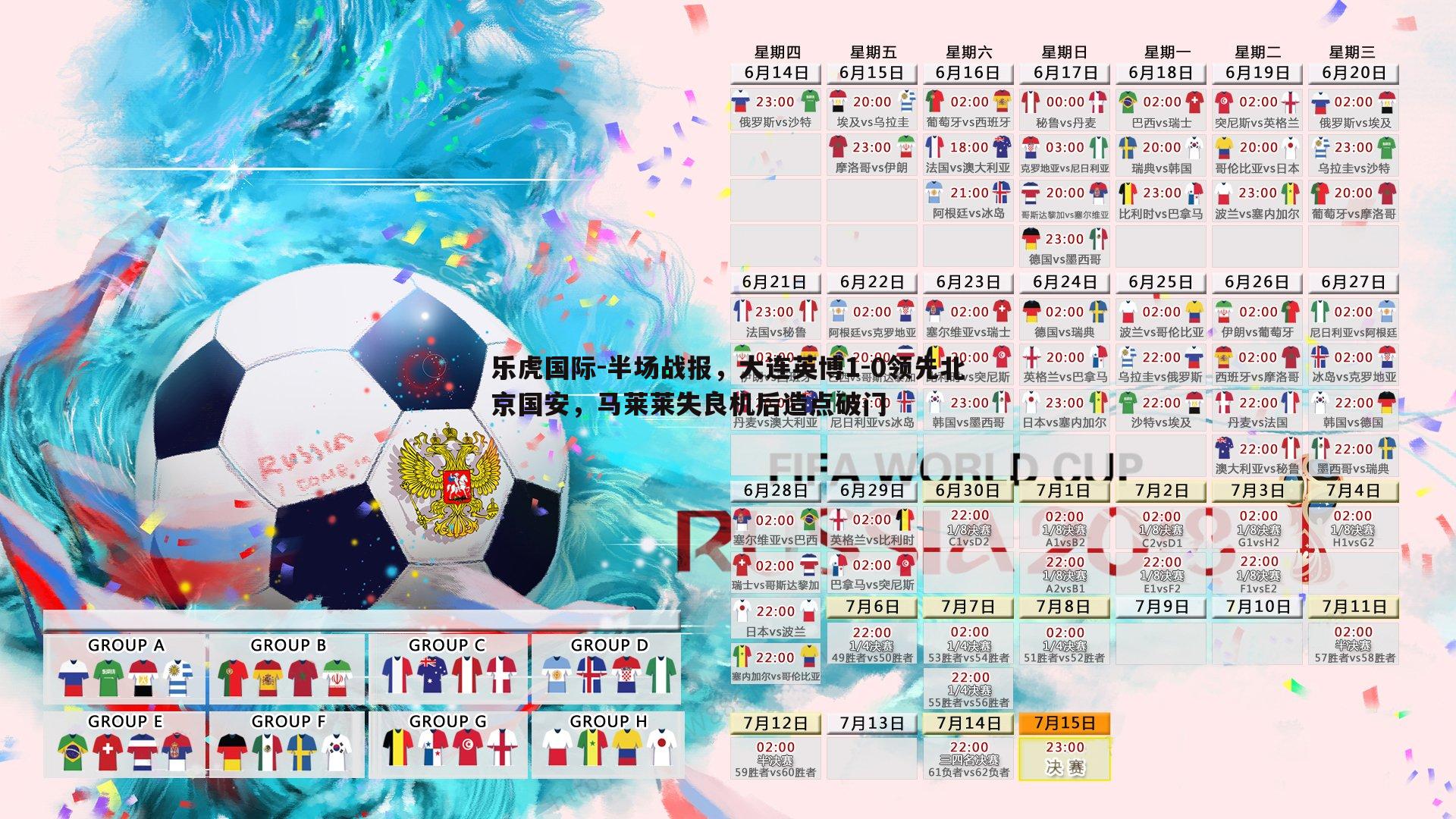 半场战报，大连英博1-0领先北京国安，马莱莱失良机后造点破门